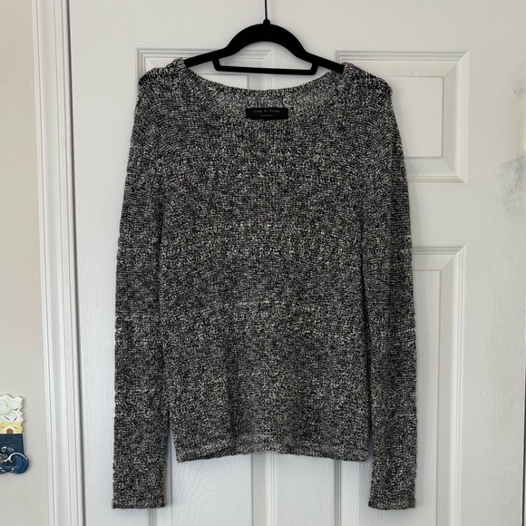rag & bone Sweaters - Rag & Bone Cotton Blend Boucle Knit Sweater